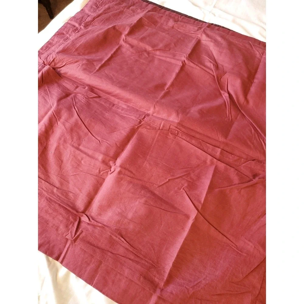 Empire‎ Silk By Peri Euro Sham RN# 30221 Silk Blend Pillow Cases Maroon Set Of 3